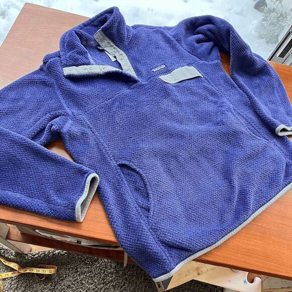 PATAGONIA Women's Indigo Re-Tool Snap-T® Polartech Fleece Pullover, SZ S - Picture 1 of 9